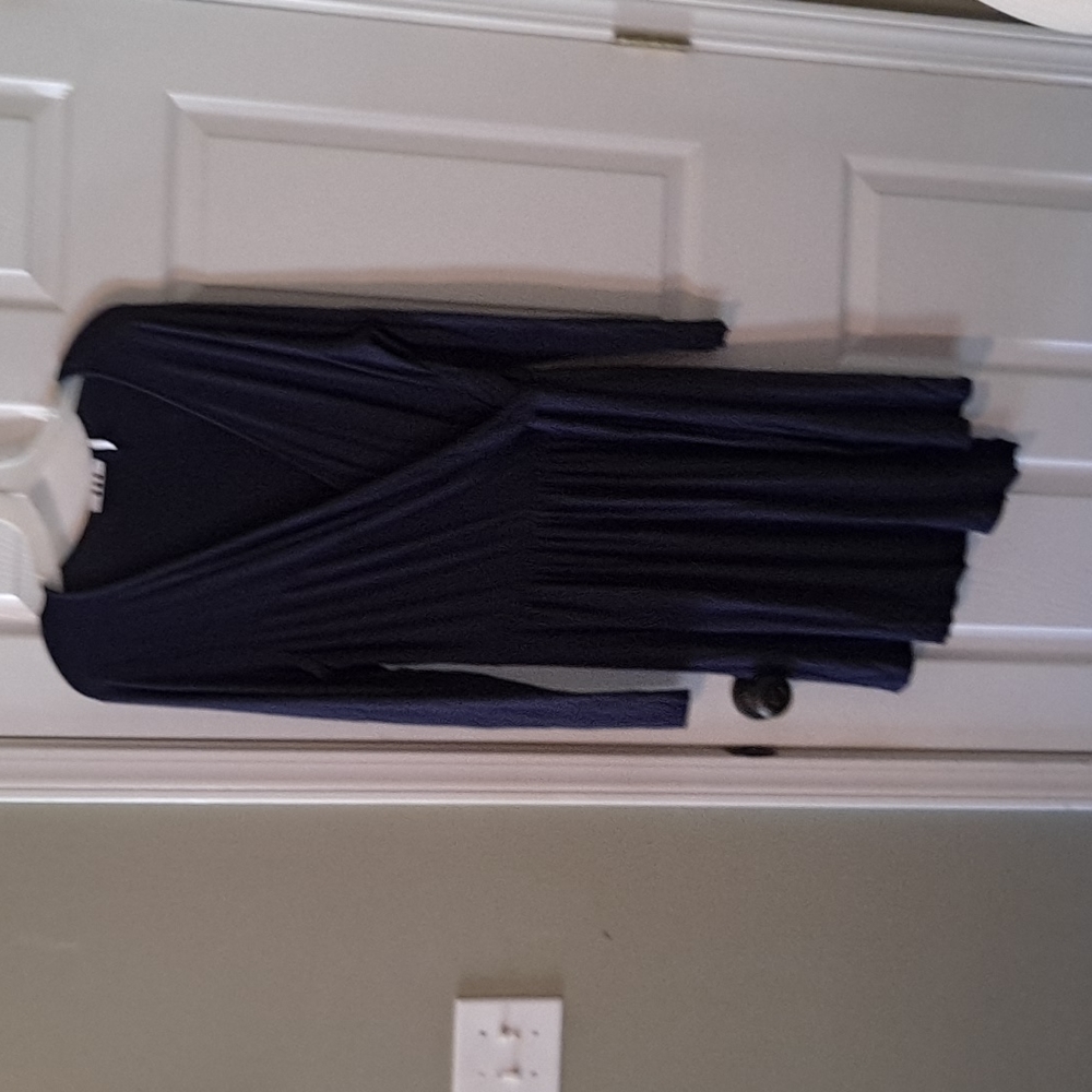 Faux wrap dress